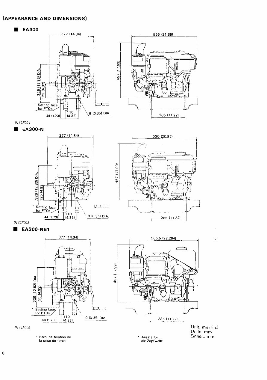 Kubota Models EA300 EA300-N EA300-NB1 EA400-N EA400-NB Diesel Engine Repair  Manual