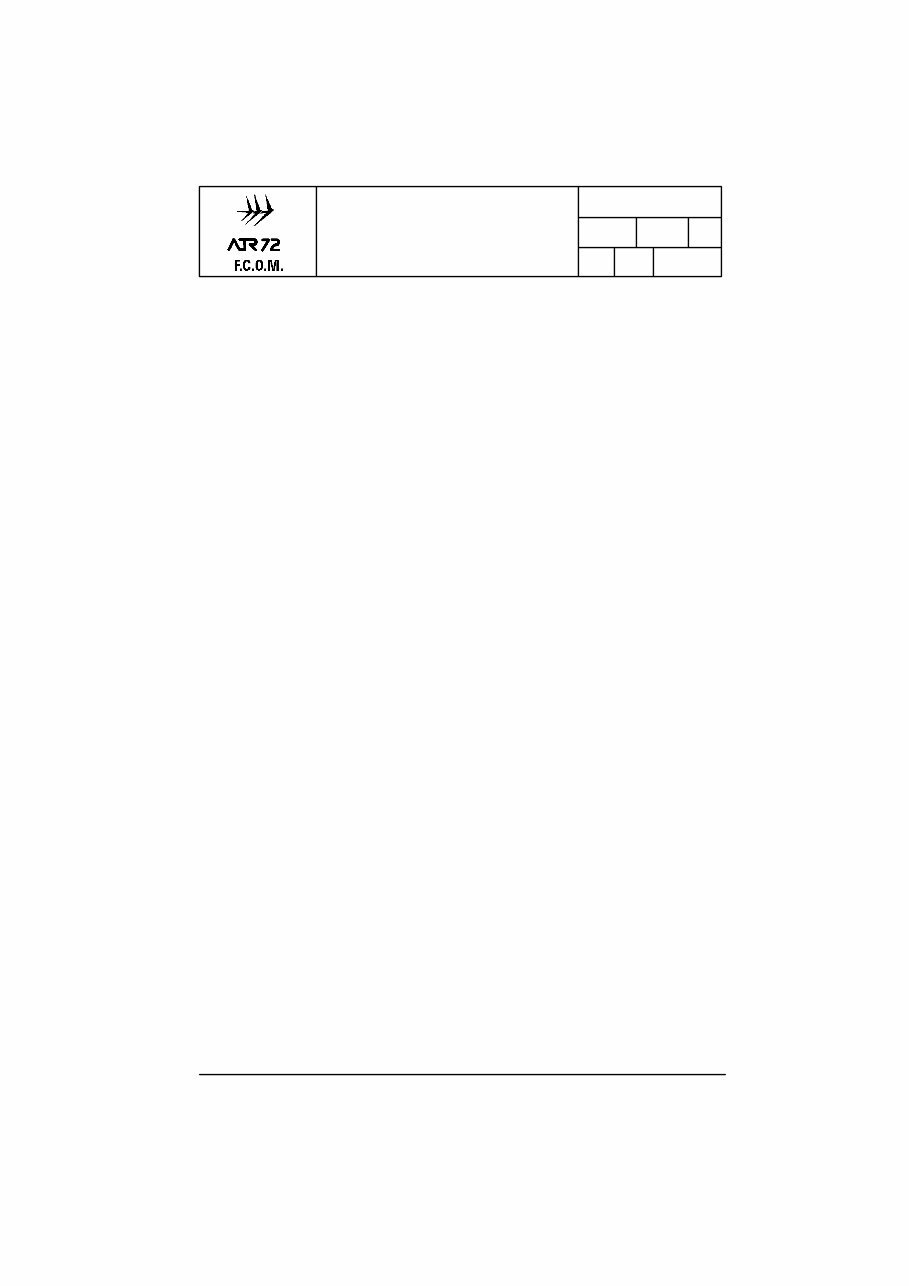 ATR-72 Aircraft Flight manual preview img 1