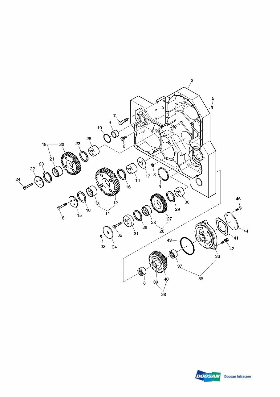 DAEWOO DOOSAN DL420 Wheeled Loader Service Parts Catalogue Manual preview img 4