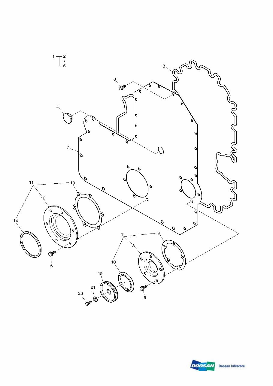 DAEWOO DOOSAN DL420 Wheeled Loader Service Parts Catalogue Manual preview img 7