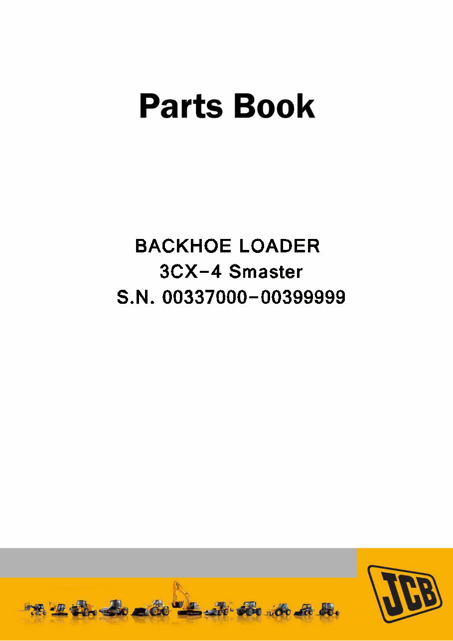 JCB 3CX-4 AUSTRALIA BACKHOE Loader Parts Catalog Manual (SER. NUMBER 0033700-00399999) #1 preview img 1