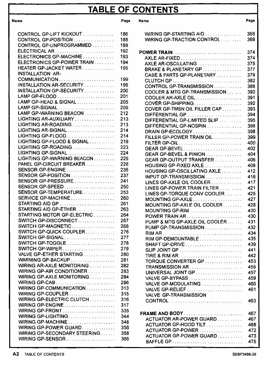 Cat 938G II parts manual preview img 10