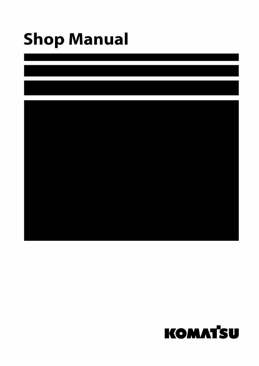 Komatsu Wheel Loader WA470-7 sn 10001 and up Workshop Service Manual preview img 1