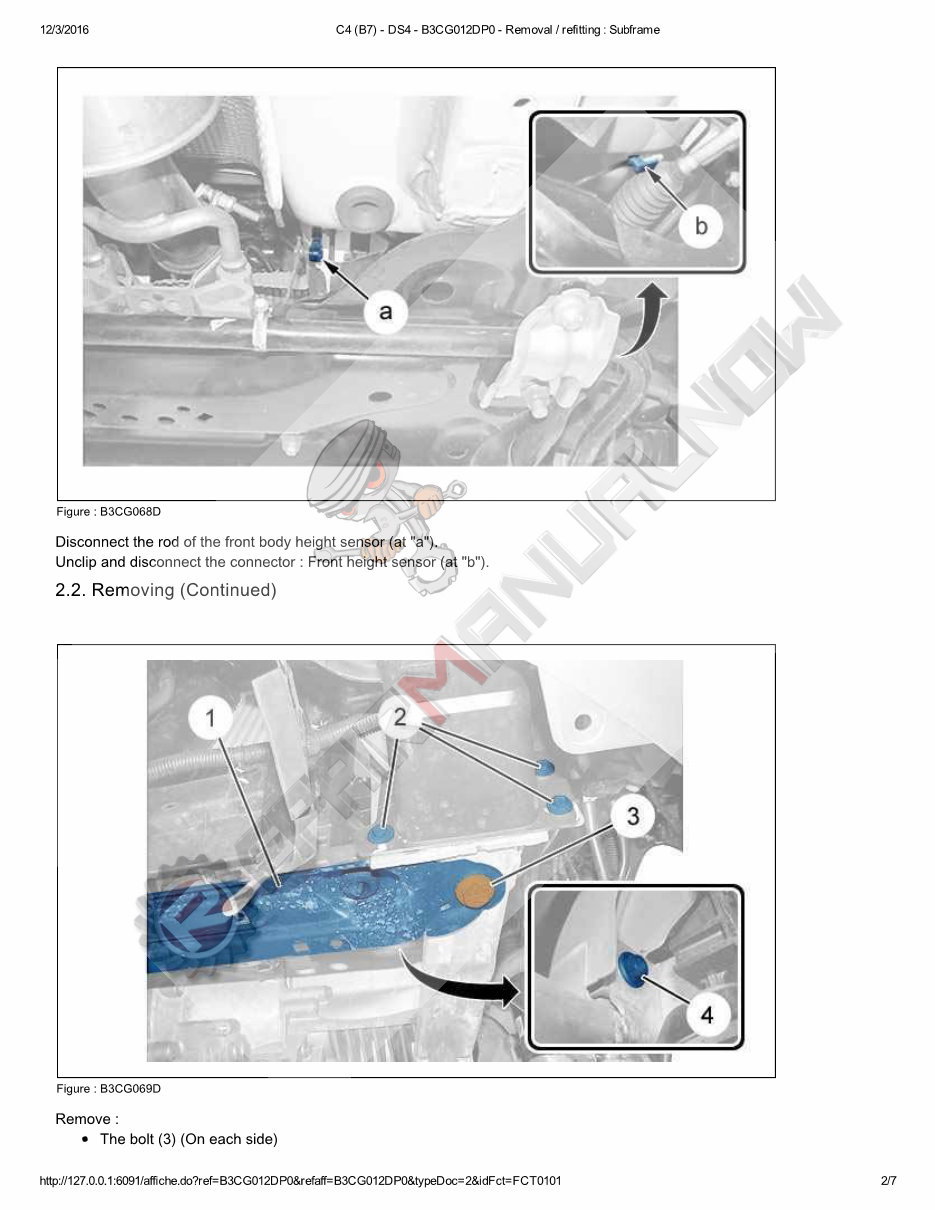 2015 Citroen C4 (B7) Service & Repair Manual preview img 2