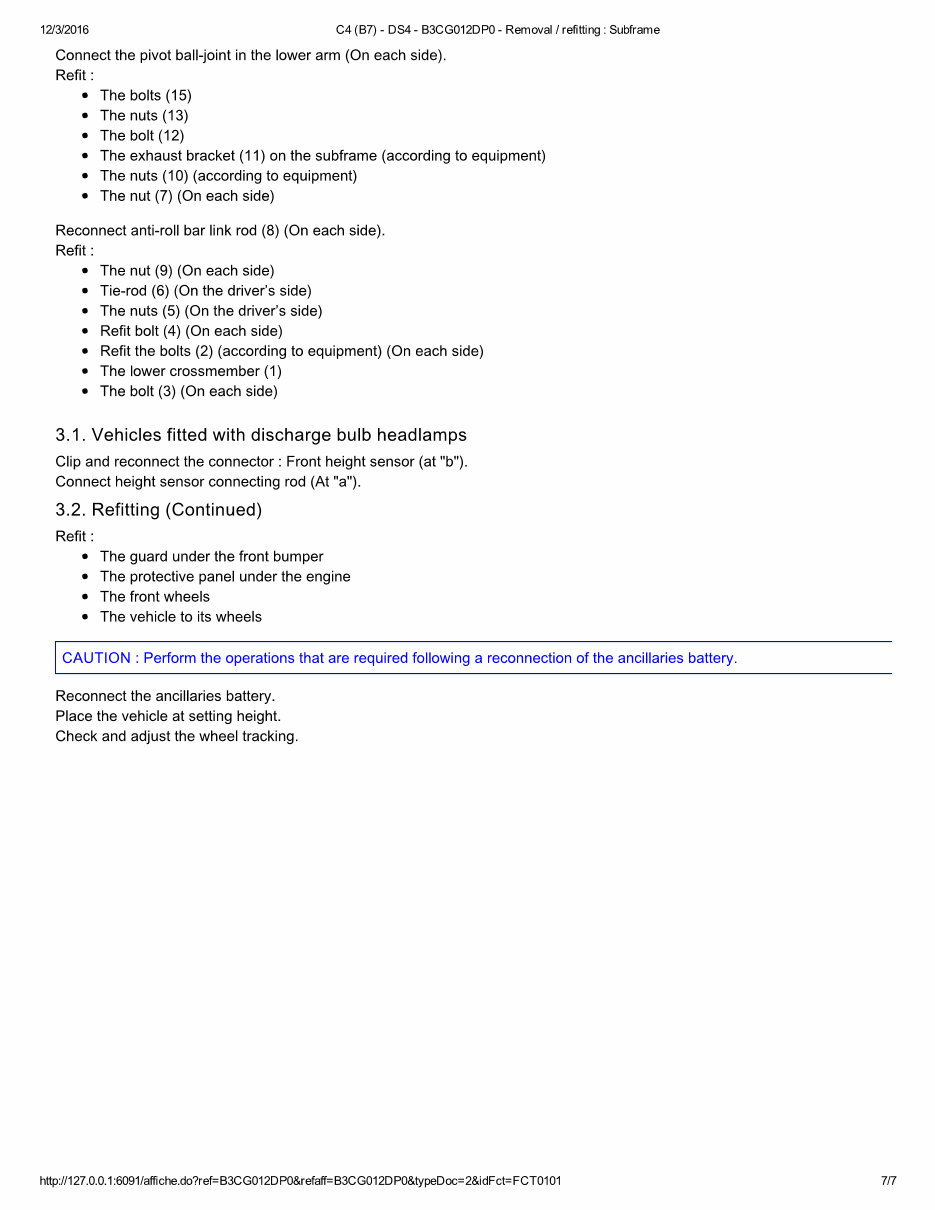 2015 Citroen C4 (B7) Service & Repair Manual preview img 7