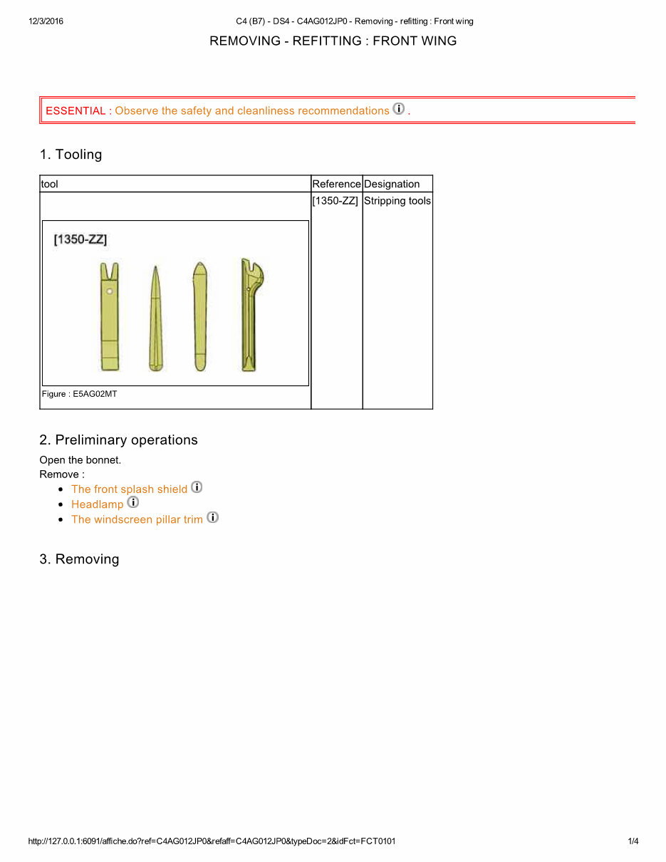2015 Citroen C4 (B7) Service & Repair Manual preview img 8