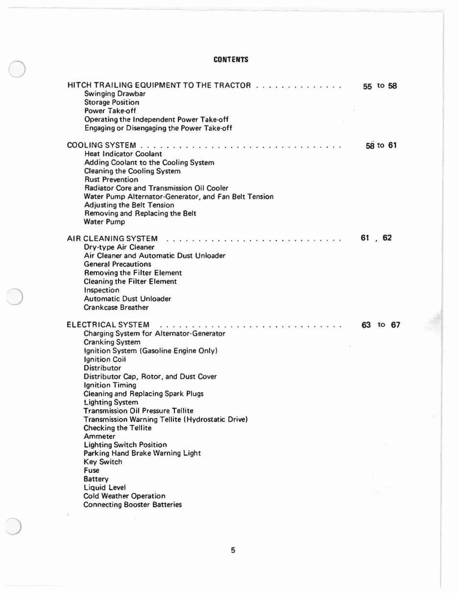 IH International PayLoader 2500B Tractor TLB Operators Instruction Manual - IMPROVED - preview img 9