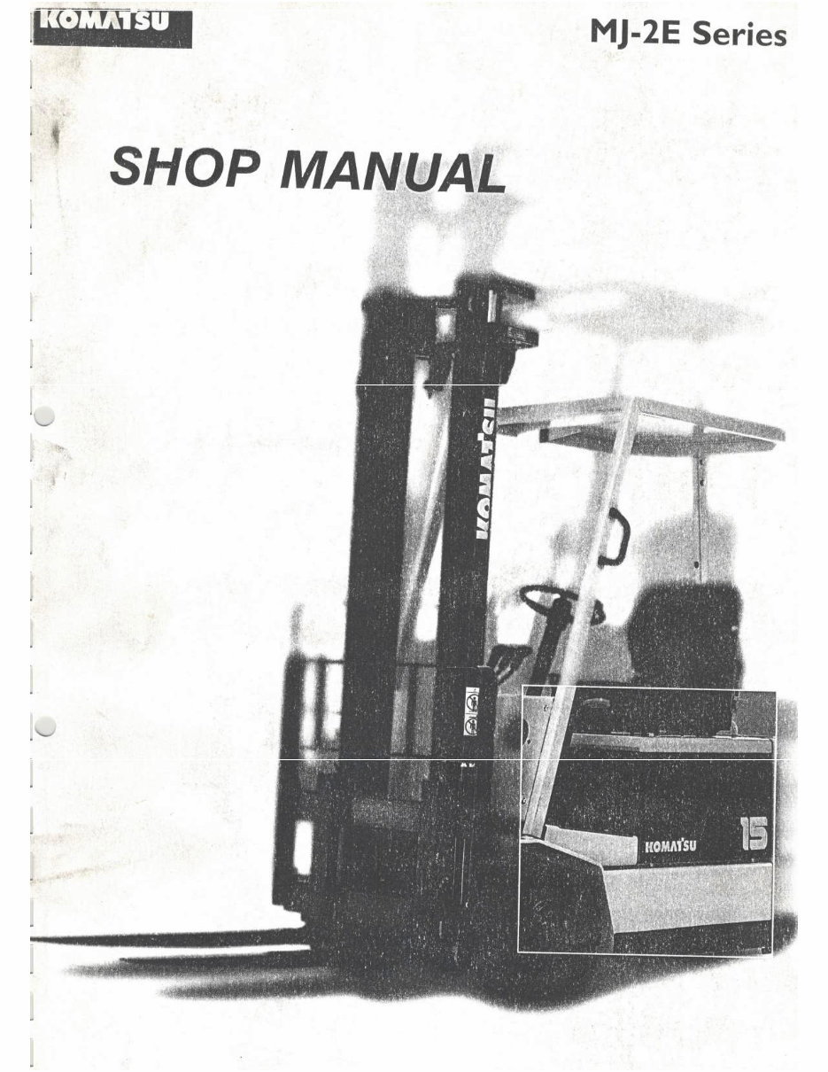 Komatsu FB13/15MJ-2E Forklift Trucks Service Repair Manual preview img 1
