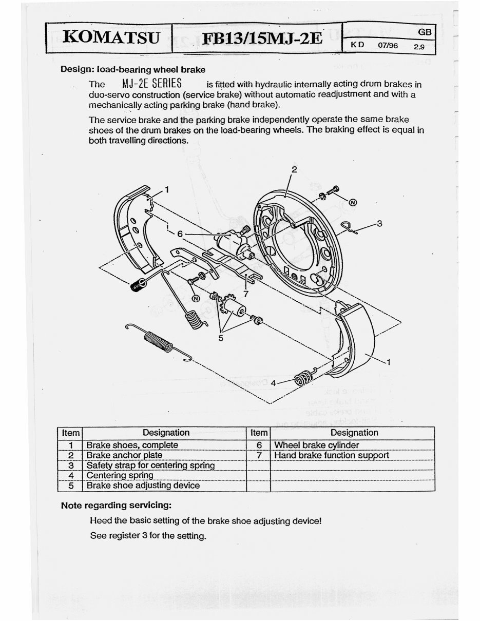 Komatsu FB13/15MJ-2E Forklift Trucks Service Repair Manual preview img 10