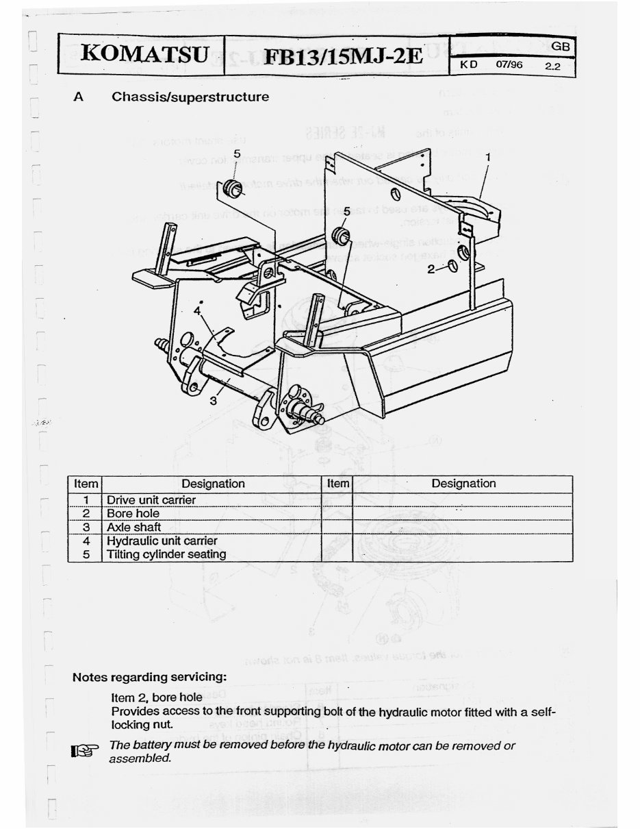 Komatsu FB13/15MJ-2E Forklift Trucks Service Repair Manual preview img 3