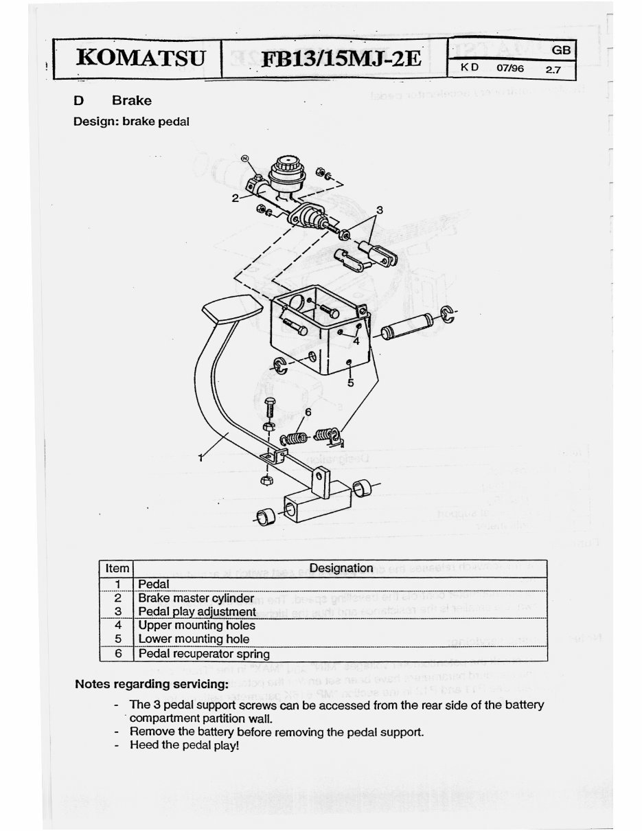 Komatsu FB13/15MJ-2E Forklift Trucks Service Repair Manual preview img 8