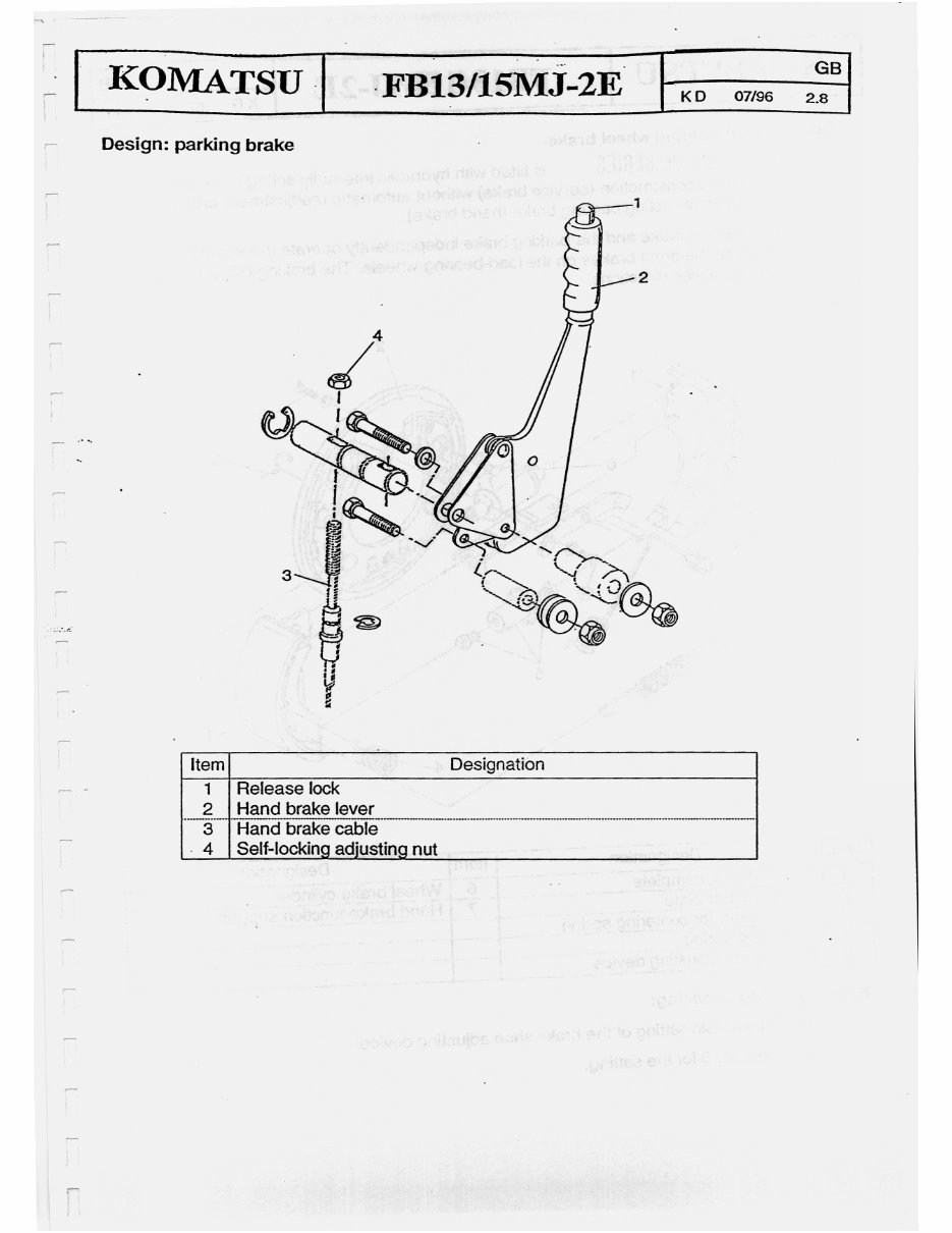 Komatsu FB13/15MJ-2E Forklift Trucks Service Repair Manual preview img 9