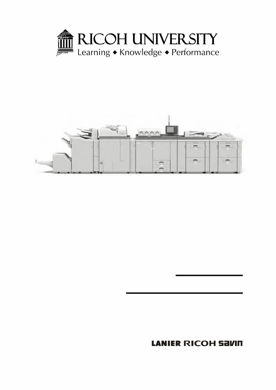 RICOH Pro C901s, C901 (Product code D095-M077), Service Manual preview img 1