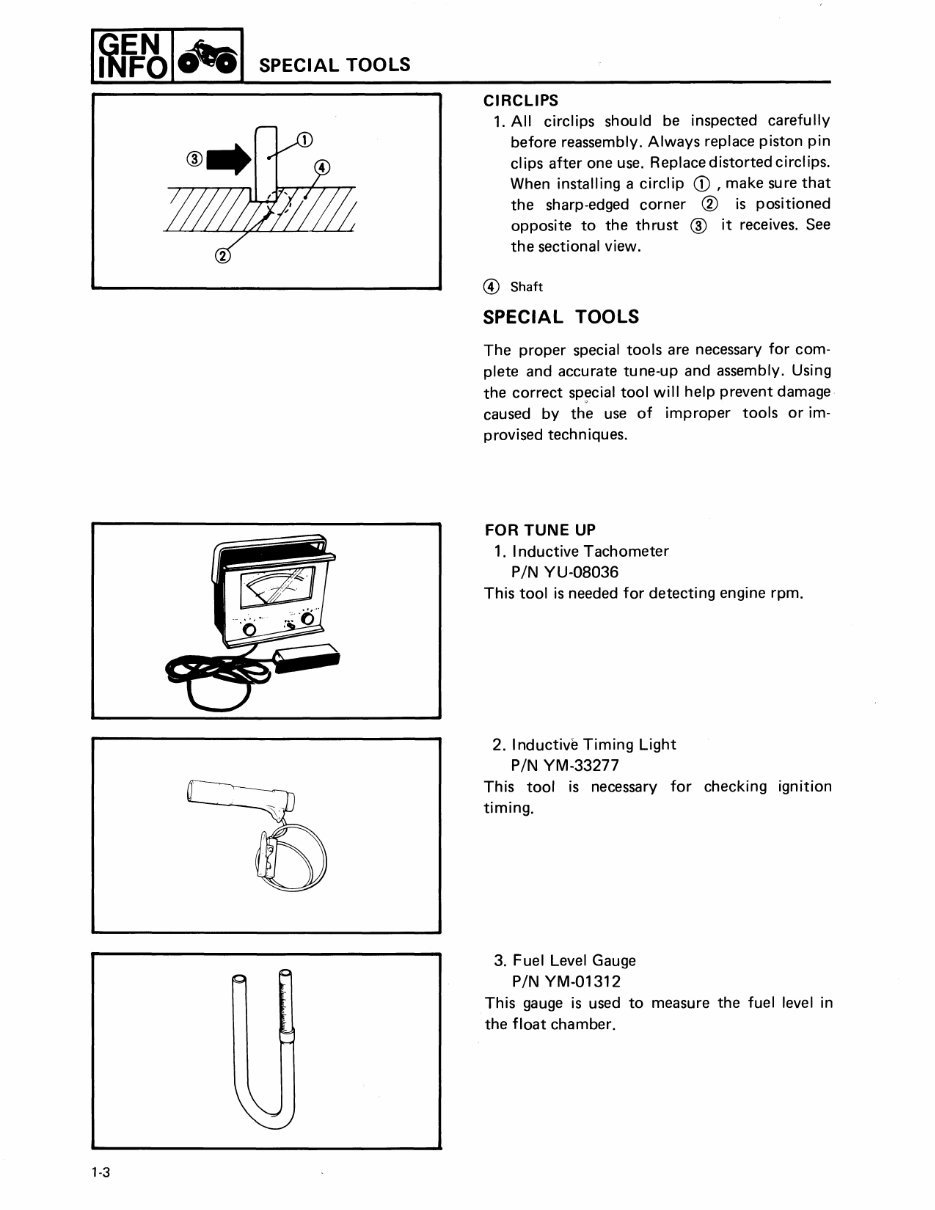 1988 Yamaha BIG Wheel (80cc) Service Repair Maintenance Manual preview img 9