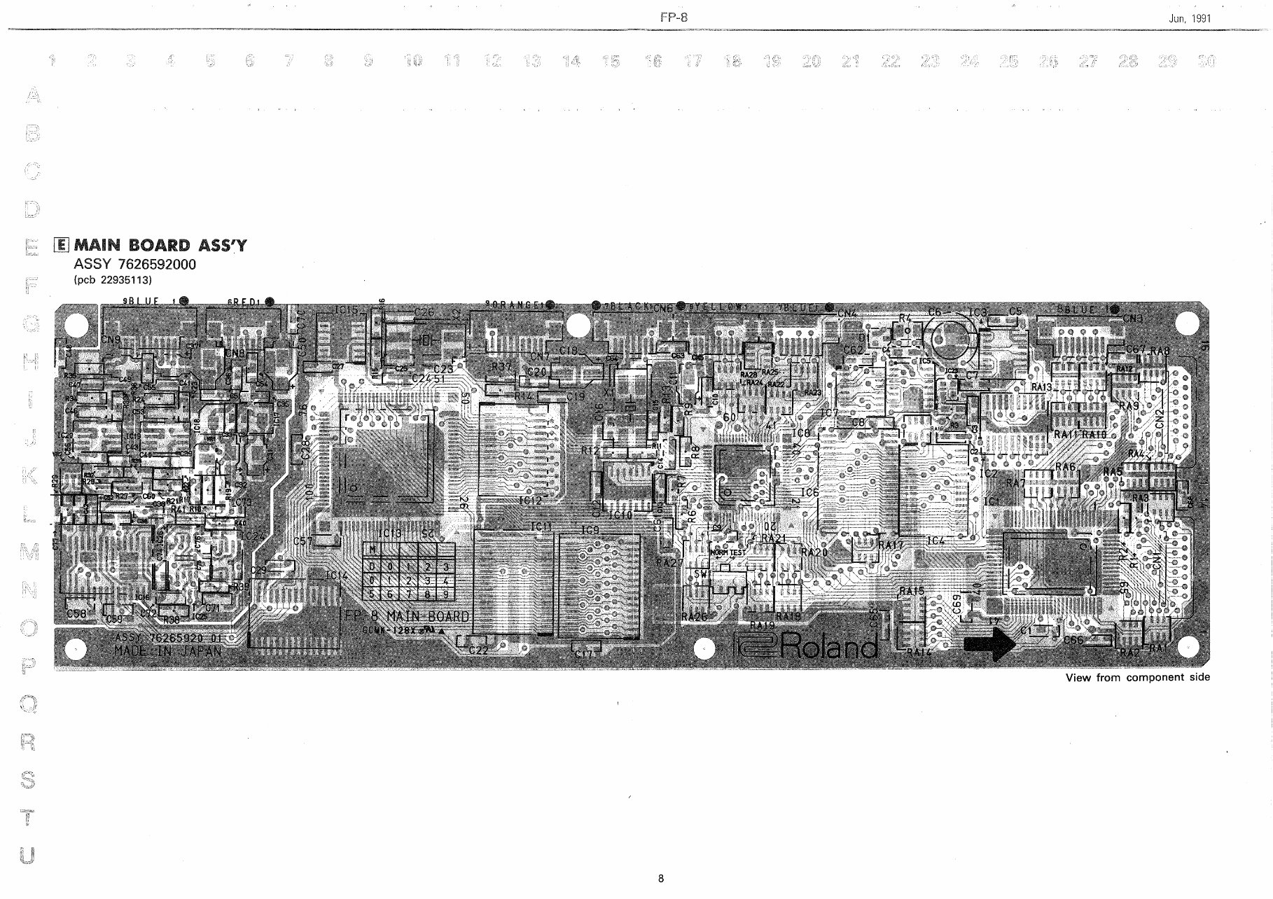 Roland fp8 fp-8 fp 8 complete service manual preview img 8