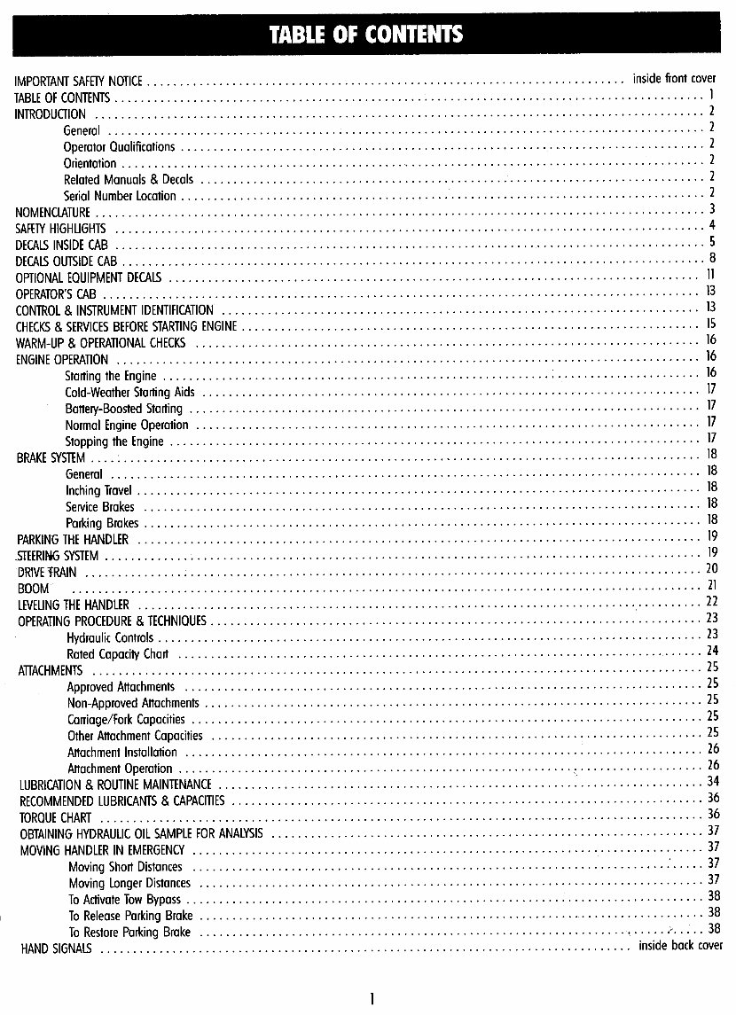 JLG Gradall Telehandlers 522D 534D-6/524D 534D-6T ANSI* Factory Service / Repair/ Workshop Manual P/N: preview img 7