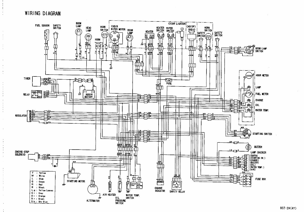 Yanmar Crawler Backhoe B37-2A Parts Catalog Manual preview img 5