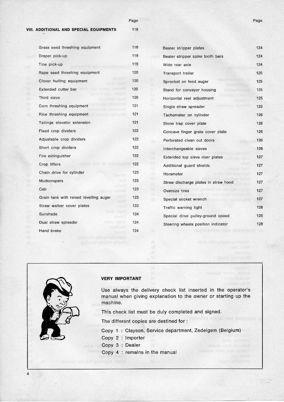 Clayson 1540 1550 New Holland Manual preview img 6