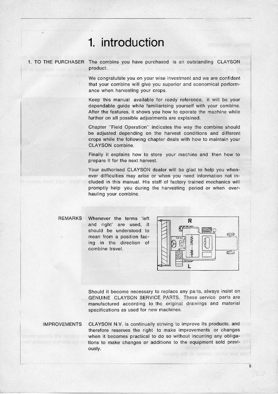 Clayson 1540 1550 New Holland Manual preview img 7
