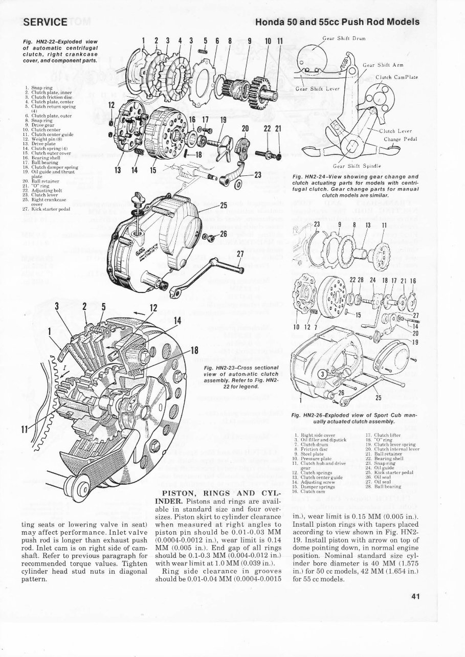 Honda 50 c 100 c 102 c 110 c 114 Service Repair Manual preview img 4