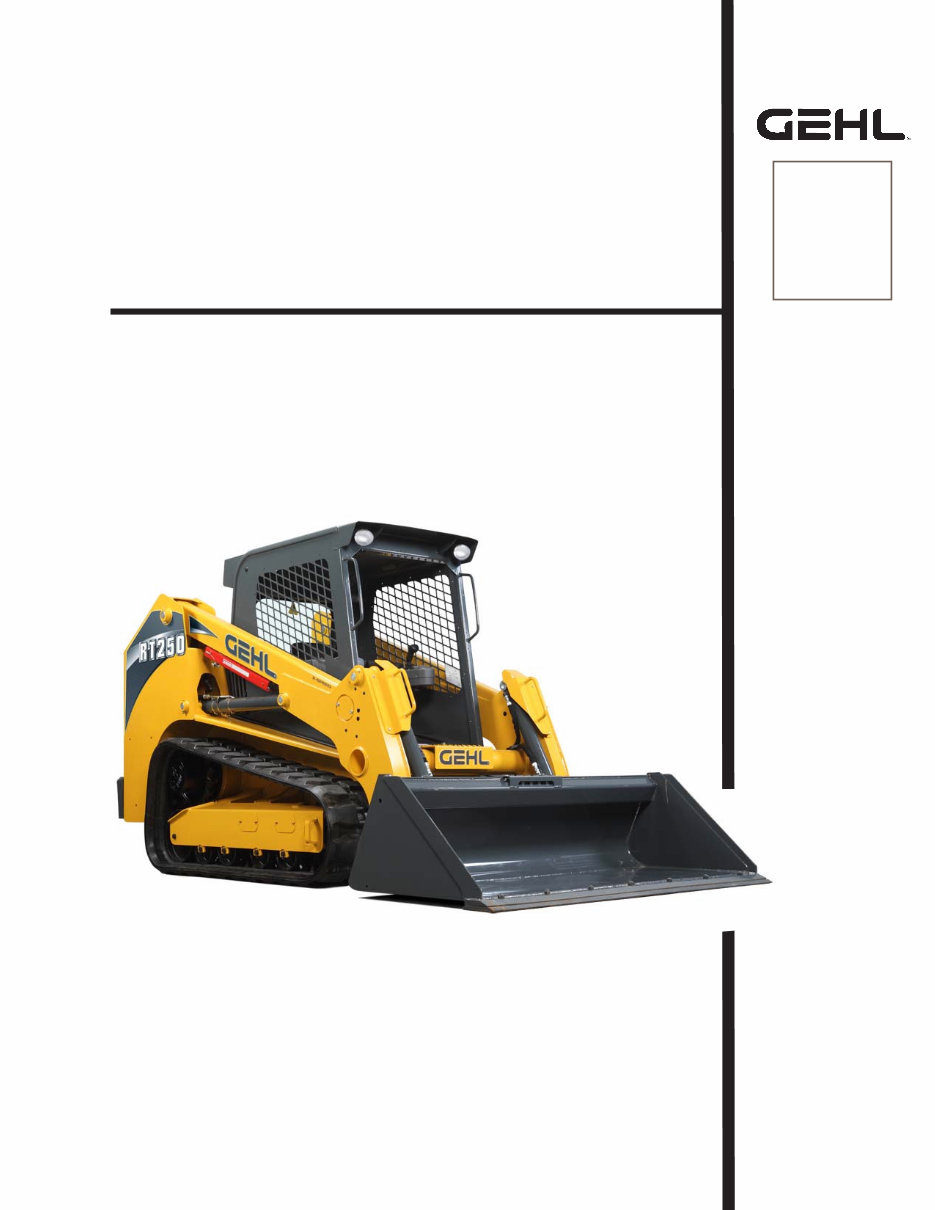 Gehl RT250 RT 250 Compact Track Loader Illustrated Master Parts List Manual Form No.913364 preview img 1