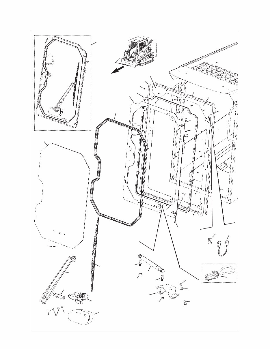 Gehl RT250 RT 250 Compact Track Loader Illustrated Master Parts List Manual Form No.913364 preview img 10