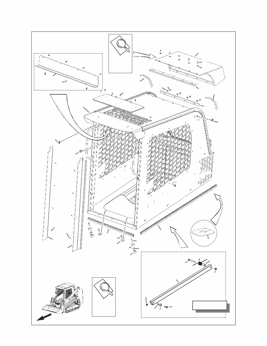 Gehl RT250 RT 250 Compact Track Loader Illustrated Master Parts List Manual Form No.913364 preview img 8
