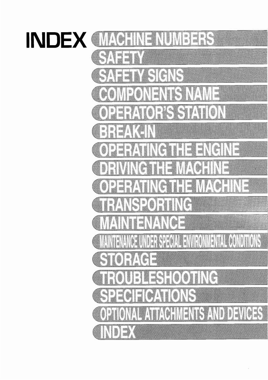 HITACHI ZAXIS 120 180 200 225 270 330 Class Excavator Operator Manual preview img 3