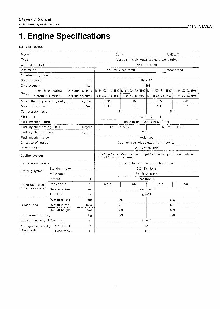 Yanmar Marine Diesel Engine 3JH2L 3JH2L-T 4JH2L-T 4JH2L-HT Service Repair Manual INSTANT preview img 6