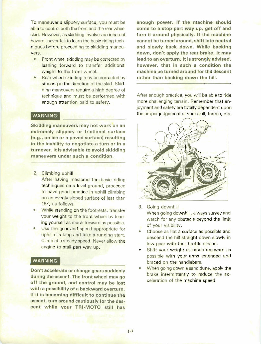 1985–1988 Yamaha Tri-Z 250 (YTZ250) OEM Service & Repair Manual preview img 10