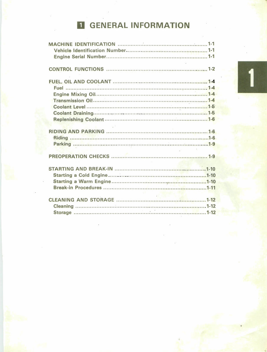 1985–1988 Yamaha Tri-Z 250 (YTZ250) OEM Service & Repair Manual preview img 3