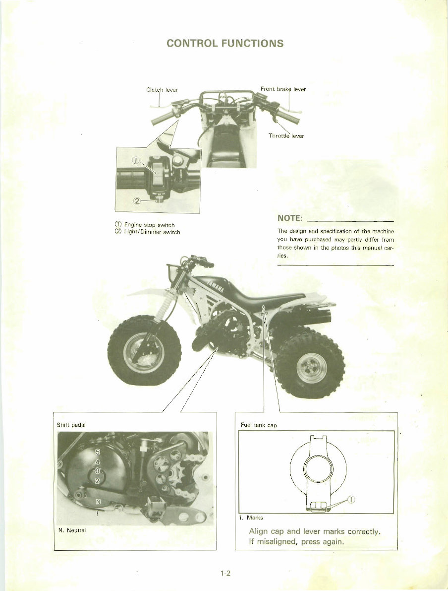 1985–1988 Yamaha Tri-Z 250 (YTZ250) OEM Service & Repair Manual preview img 5