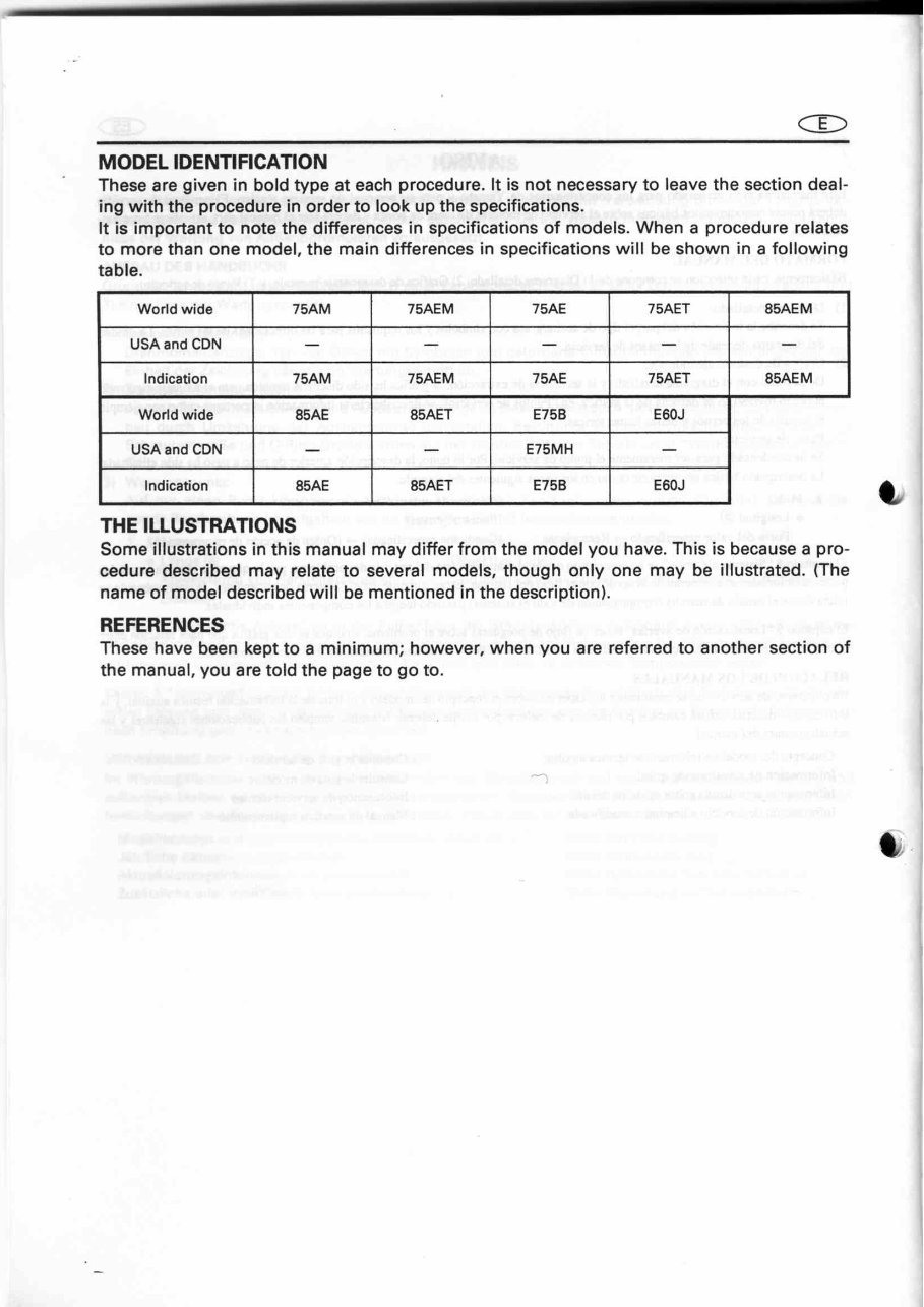 Yamaha Marine Outboard 75A, 85A, E60J, E75B Service & Repair Manual - ! preview img 4