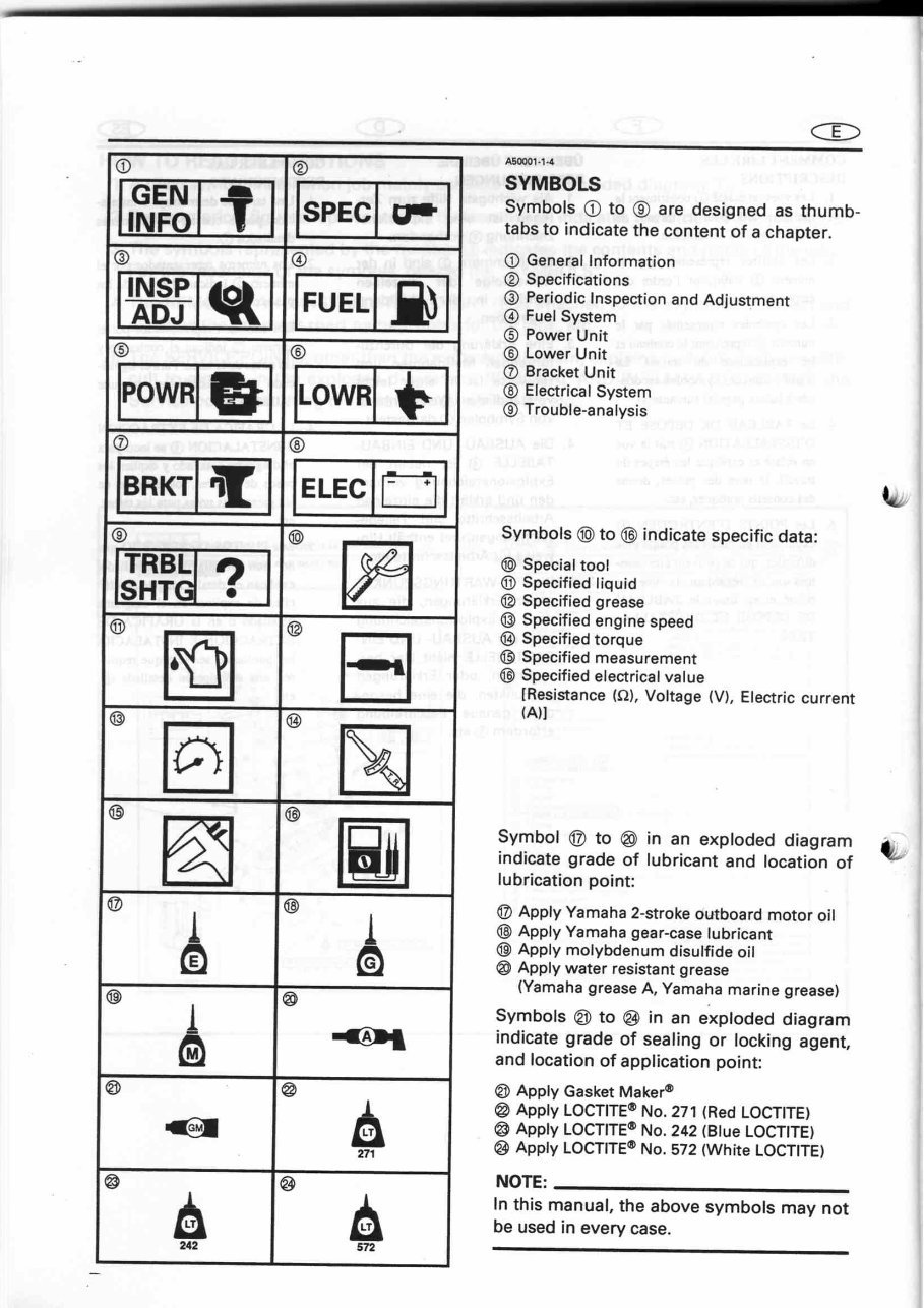 Yamaha Marine Outboard 75A, 85A, E60J, E75B Service & Repair Manual - ! preview img 7