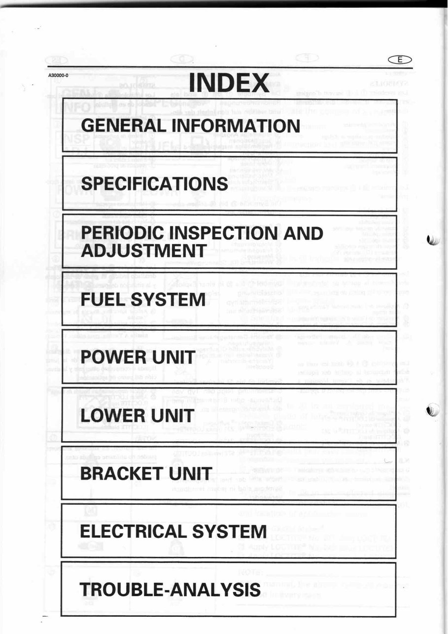 Yamaha Marine Outboard 75A, 85A, E60J, E75B Service & Repair Manual - ! preview img 8