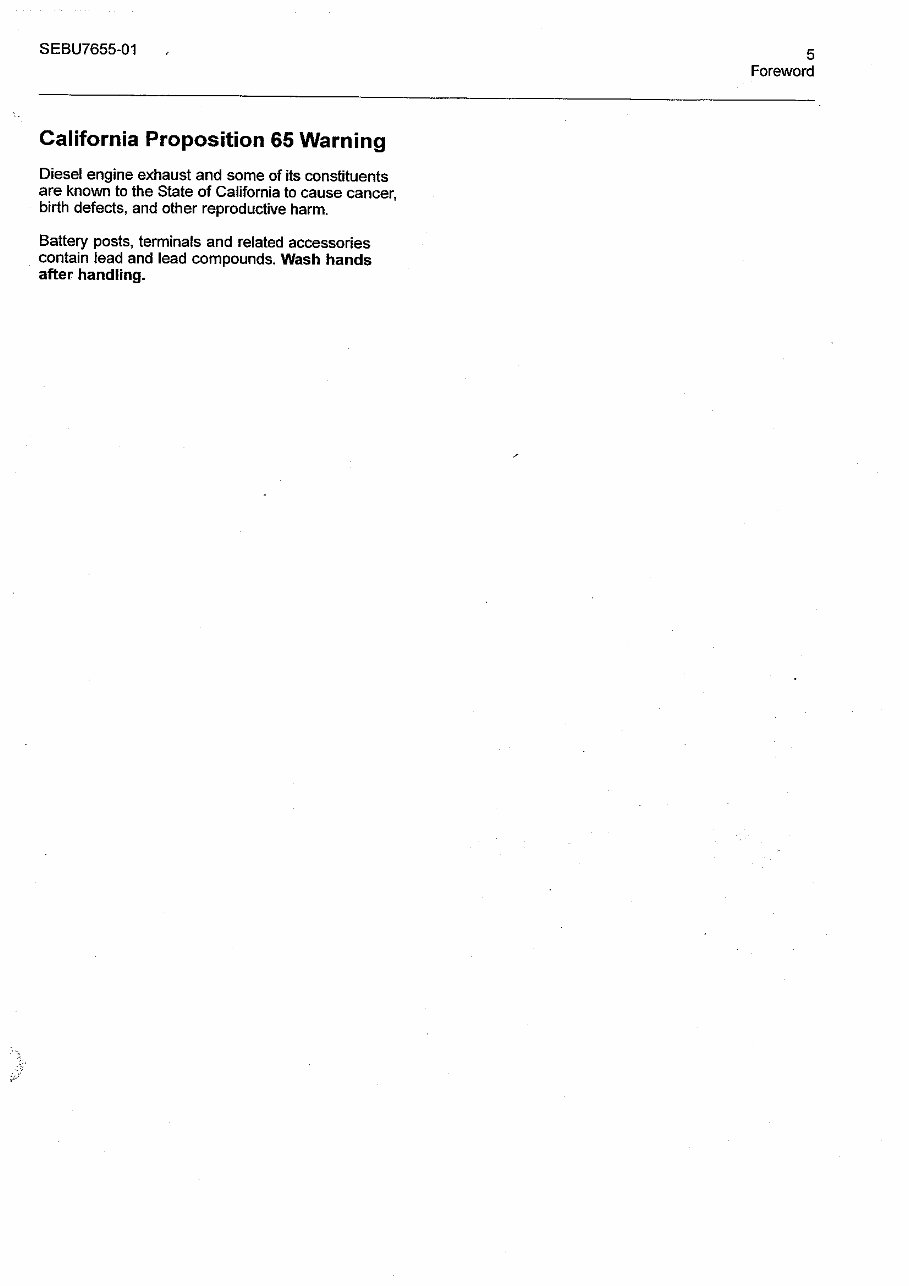 Cat 3054C industrial engine operation and maintnance manual preview img 5