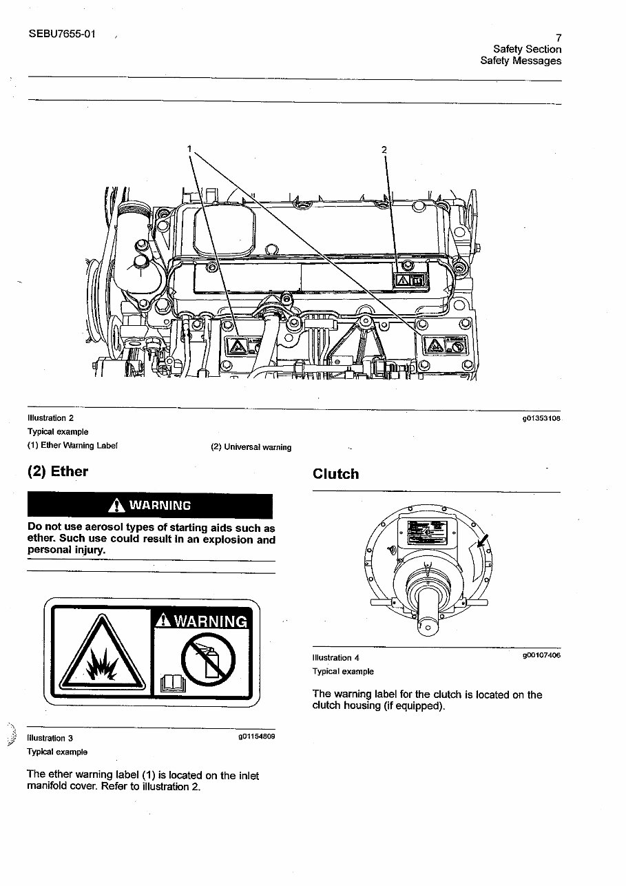 Cat 3054C industrial engine operation and maintnance manual preview img 7