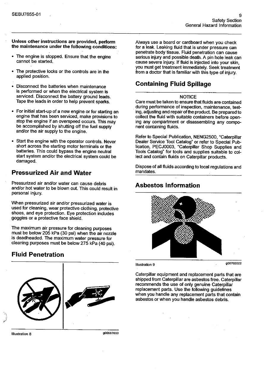 Cat 3054C industrial engine operation and maintnance manual preview img 9