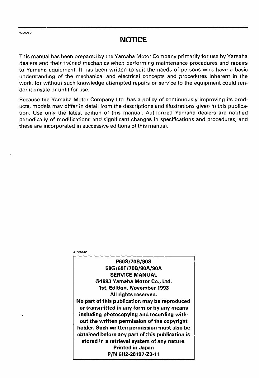 1997 Yamaha 50 HP outboard service repair manual preview img 3