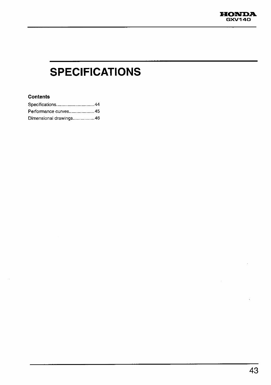 Honda GXV140 Vertical Shaft Engine Repair Manual preview img 7