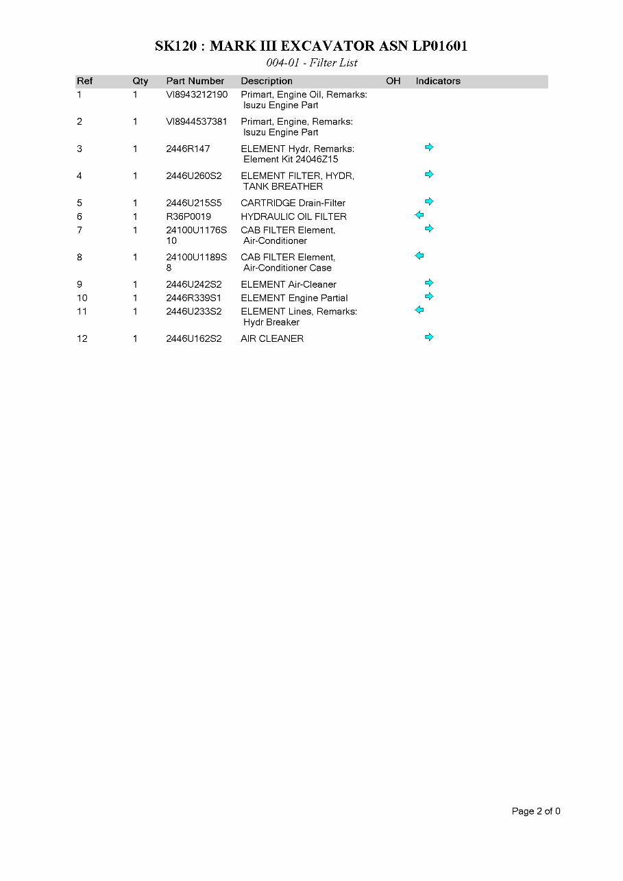 KOBELCO SK120 MARK 3 Excavator Parts Catalog Manual preview img 7
