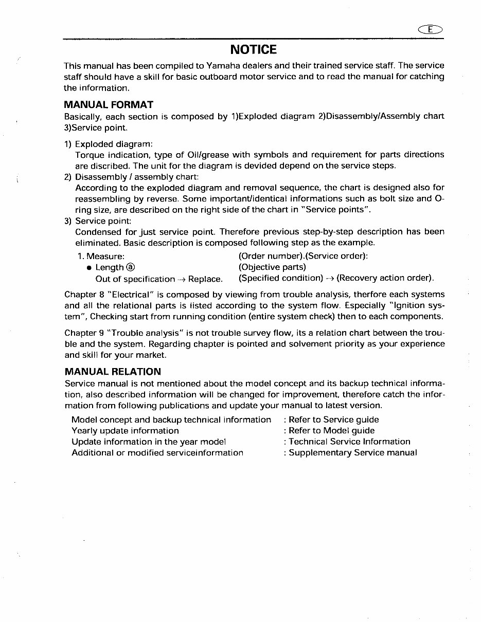 1998 Yamaha T50 TLRW Outboard service repair maintenance manual. Factory Service Manual preview img 3