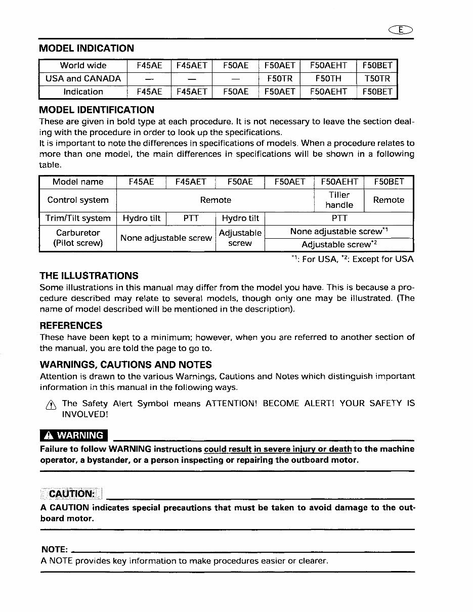 1998 Yamaha T50 TLRW Outboard service repair maintenance manual. Factory Service Manual preview img 4