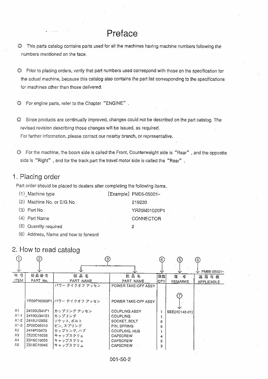 Kobelco SK025-2 Hydraulic Excavators & Engine Parts Manual (PV0620107928) S4PV1007 preview img 6