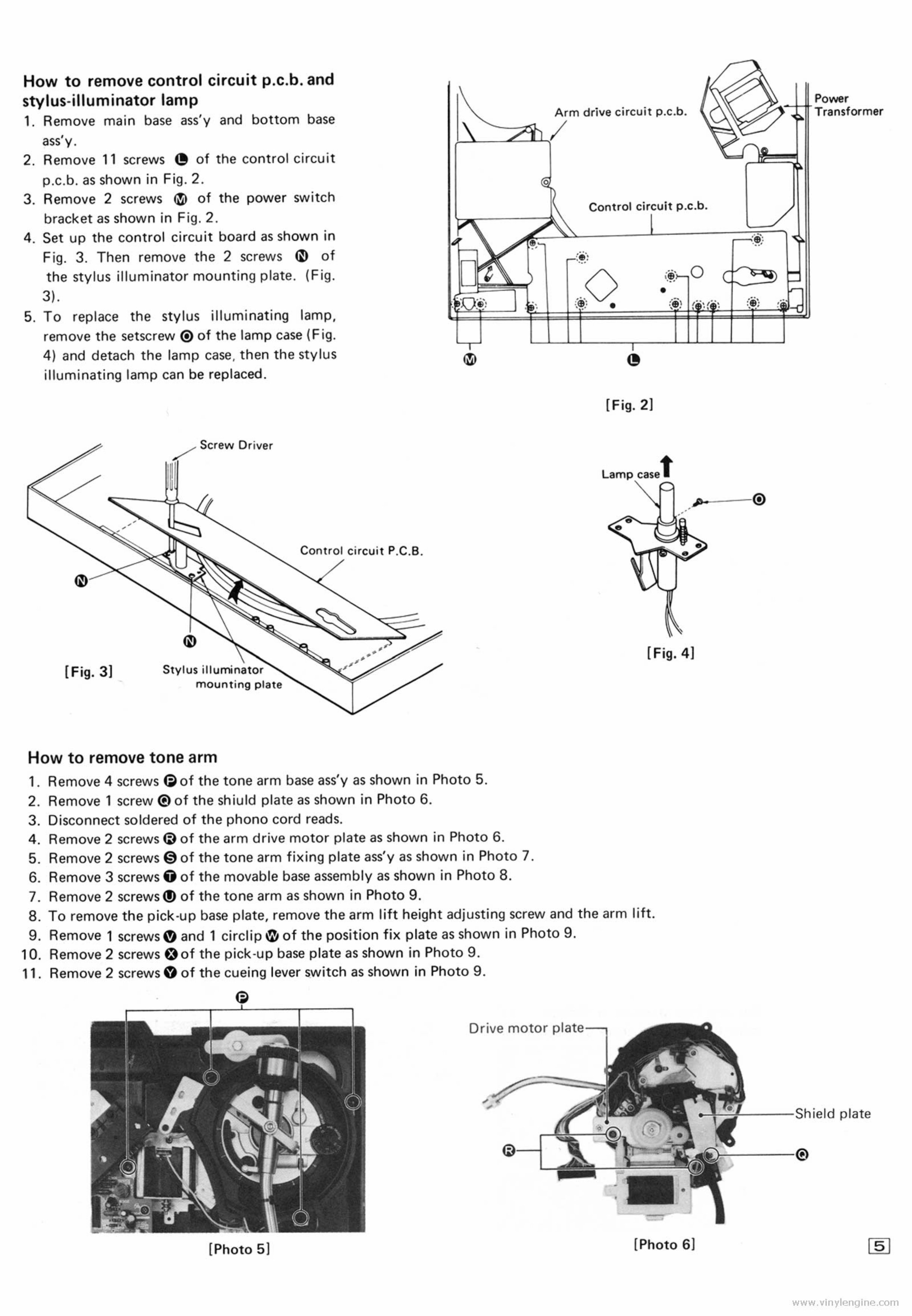 Technics SL-1600 mk2 Turntable , Service Manual & Supplement preview img 5
