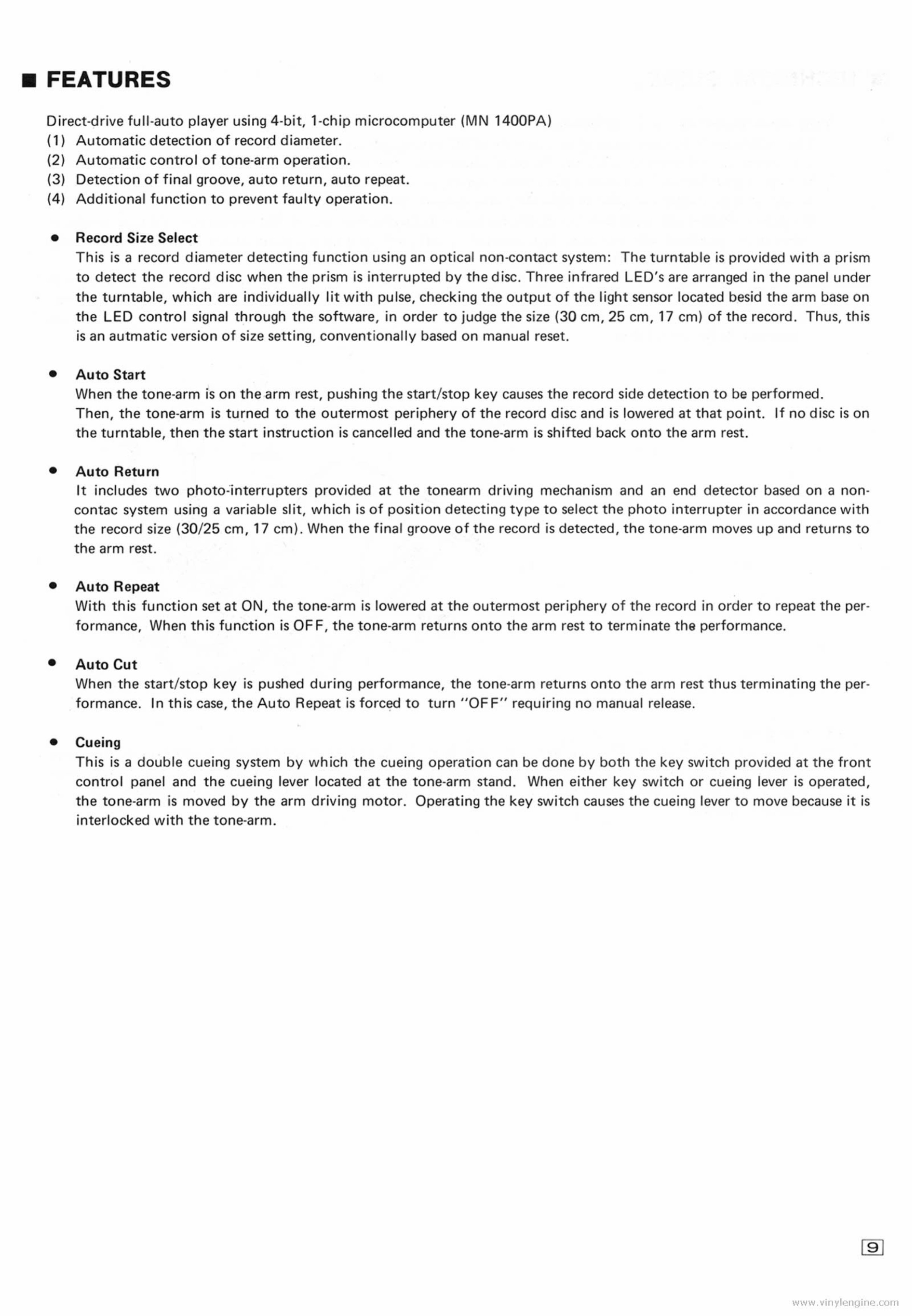 Technics SL-1600 mk2 Turntable , Service Manual & Supplement preview img 9