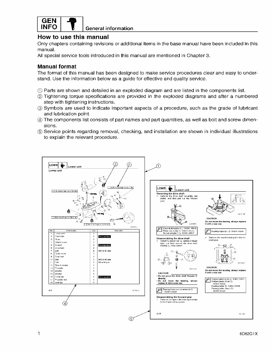 2005-2009 Yamaha 75 90HP 4 Stroke EFI Outboard Repair Manual preview img 5