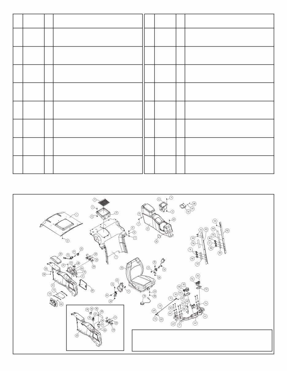 ASV SR-80 Rubber Track Loader Master Parts Manual preview img 7