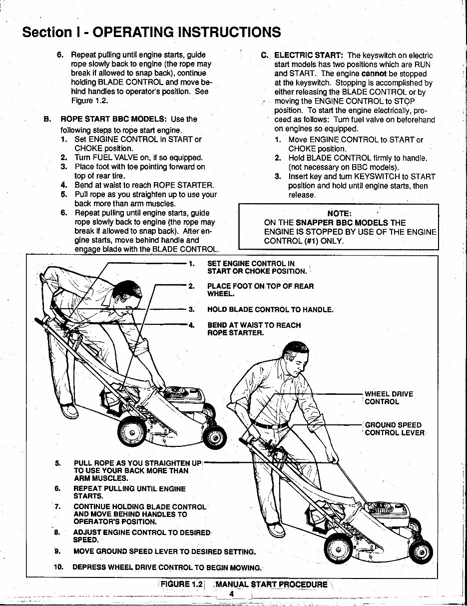 Snapper Service Manual preview img 4