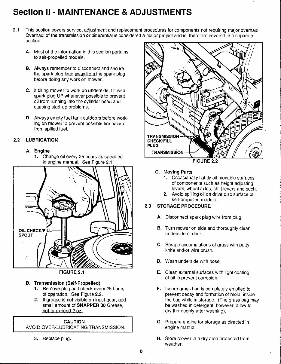 Snapper Service Manual preview img 6